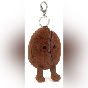 Coffee bean bag charm